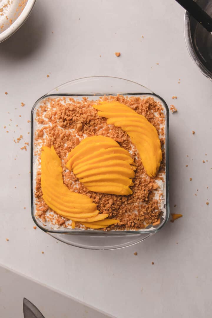 Filipino Mango Graham Float